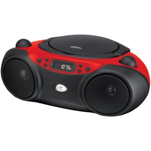 GPX BC232R Sporty CD & Radio Boom Box (Red)