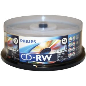 Philips CDRW8012/550 700MB 80-Minute CD-RWs