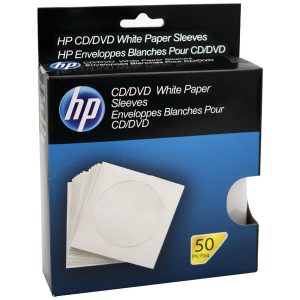 HP HPWS50RB CD/DVD Storage Sleeves (50 pk)