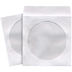 Maxell 190135 - c CD/DVD Storage Sleeves (50 pk; White)