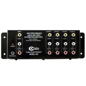 CE labs AV 400 Prograde Composite A/V Distribution Amp (4 Output)