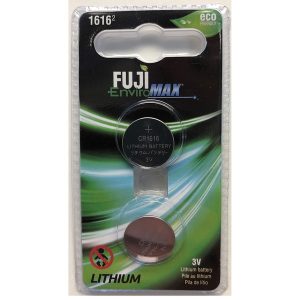 FUJI ENVIROMAX 232 CR1616 Lithium Coin Cell Battery 2 Pack