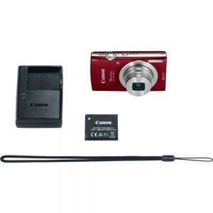 Canon PowerShot 180 20 Megapixel Compact Camera - Red - 2.7 LCD - 8x Optical Zoom - 4x Digital Zoom - Optical (IS) - 5152 x 3864 Image - 1280 x 720 Video - HD Movie Mode - Wireless LAN