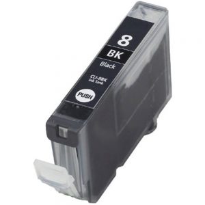 Compatible Canon 0620B002-R CLI-8B Ink-Jet Cartridge - Up to 1145 Pages - Black