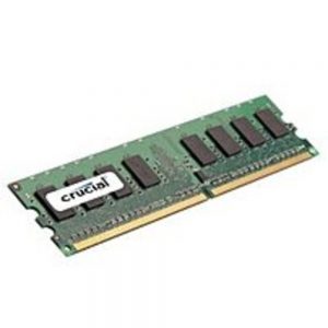 Crucial Technology CT12864AA800 1 GB Memory Module - DDR2 - 240-pin DIMM - 800 MHz - PC6400
