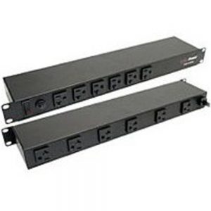Cyberpower CPS-1220RMS 19-inch 1U Rackmount PDU Power/Surge Strip - 12-Outlet - 20A 2400V A - 1800 Joules Surge Energy Rating - 1 x Power NEMA 5-15