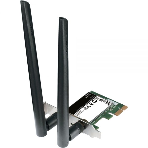 D-Link DWA-582 IEEE 802.11ac - Wi-Fi Adapter for Desktop Computer - PCI Express - 1.17 Gbit/s - 2.40 GHz ISM - 5 GHz UNII - Internal