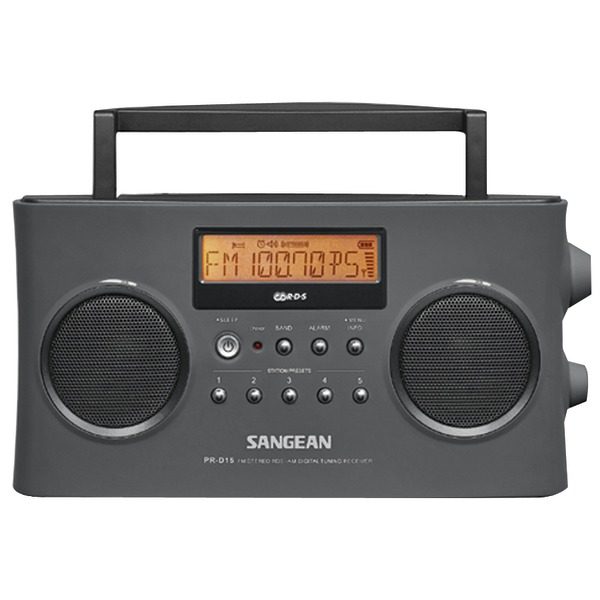 Sangean PR-D15 PR-D15 Portable Rechargeable Stereo AM/FM RDS Digital Radio