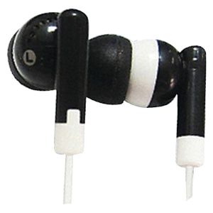 Supersonic IQ-101 BLACK IQ-101 Digital Stereo Earphones (Black)