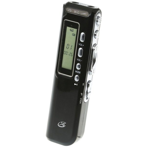 GPX PR047B 4 GB Digital Voice Recorder