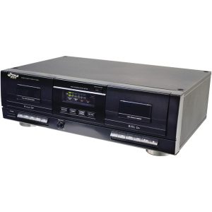 Pyle Pro PT659DU Dual Cassette Deck with MP3 Conversion