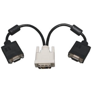Tripp Lite P120-001-2 DVI to VGA Splitter Adapter Cable
