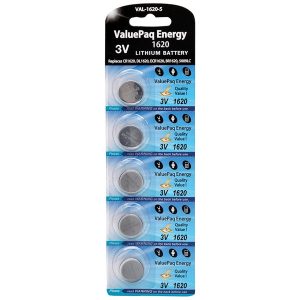 Dantona VAL-1620-5 ValuePaq Energy 1620 Lithium Coin Cell Batteries