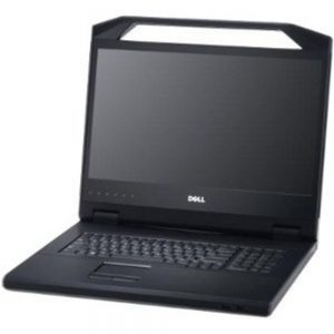 Dell 18.5 in 1U Rackmount LED KMM Console - English Language Keyboard - TAA Compliant - 18.5 LED - 2 x USB - 1 x VGA - Keyboard - 1U High
