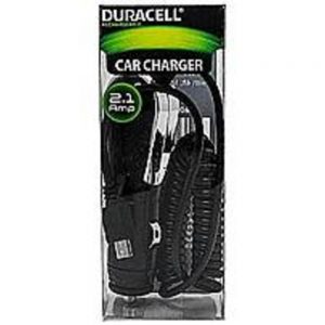 Duracell LE2248 2.1 Amp Micro USB Car Charger - Black