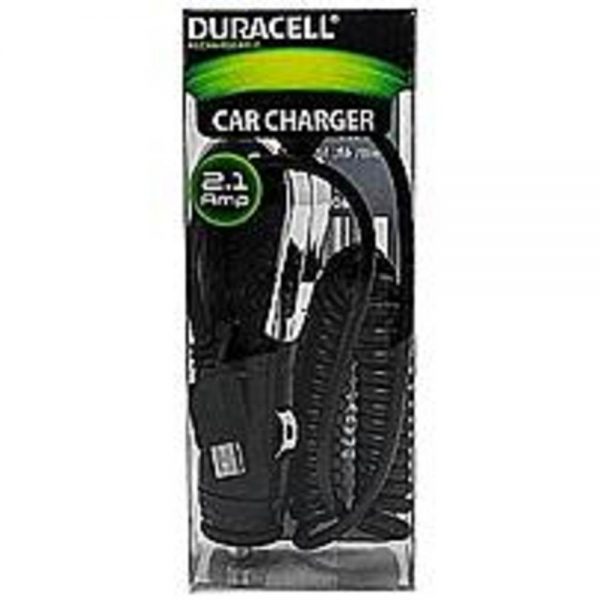 Duracell LE2248 2.1 Amp Micro USB Car Charger - Black