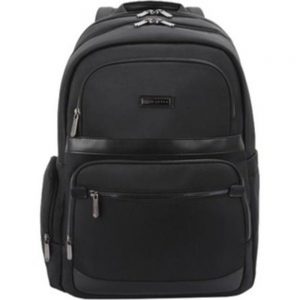 ECO STYLE Exec Carrying Case (Backpack) for 15.6 Notebook - Black - Checkpoint Friendly - Shoulder Strap