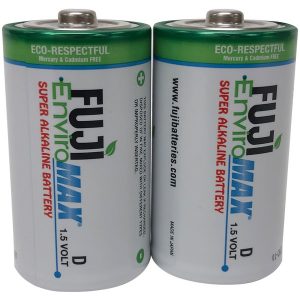 FUJI ENVIROMAX 4100BP2 EnviroMax D Super Alkaline Batteries