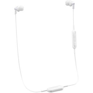Panasonic RP-HJE120B-W ErgoFit In-Ear Earbud Headphones with Bluetooth (White)