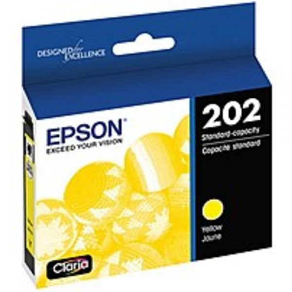 Epson T202420-S Claria 202 Standard-Capacity Ink Cartridge - Yellow