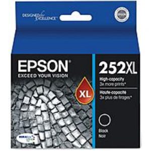 Epson T252XL120-S 252XL DURABrite Ultra Ink Cartridge - 1.1K Pages - Black