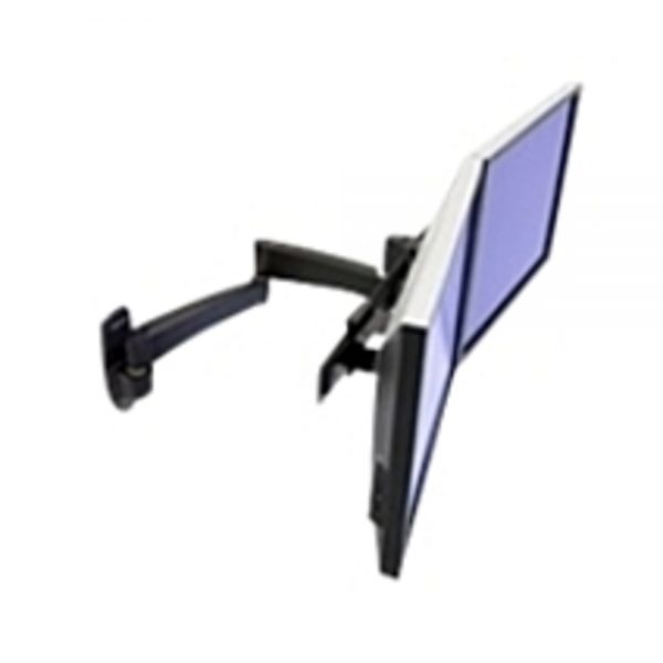 Ergotron 45-231-200 200 Series Dual Monitor Arm for 24-inch LCD - Steel - Black