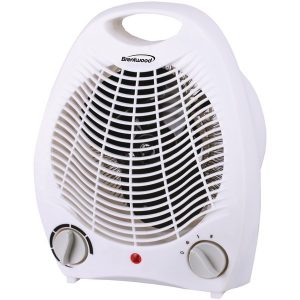 Brentwood Appliances H-F302W Portable Electric Space Heater & Fan (White)