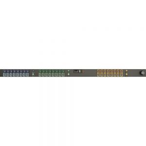 Geist MN02E9W1-48L138-6PS15B0A10-S 48-Outlets PDU - Monitored - IEC 60309 3P+E 60A - 48 x U-Lock IEC 60320 C13 - 230 V AC - Network (RJ-45) - 0U - Vertical - Rack Mount - Rack-mountable