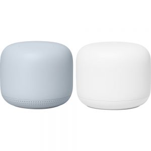 Google Nest GA01426-US Wi-Fi Router and Point - Snow-Mist