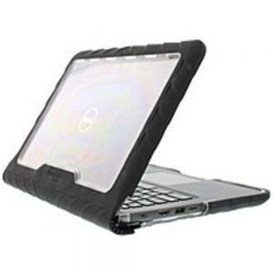 Gumdrop DT-DL3380-BLK DropTech Case for Dell Chromebook 3380 and Latitude 3380 13-inch Laptops - Black