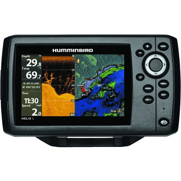 Humminbird 410220-1NAV HELIX 5 CHIRP DI GPS G2 Fishfinder with Navionics