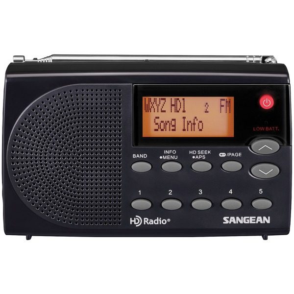 Sangean HDR-14 HD Radio/FM Stereo/AM Portable Radio