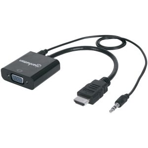 Manhattan 151450 HDMI Male to VGA Female Converter with Audio