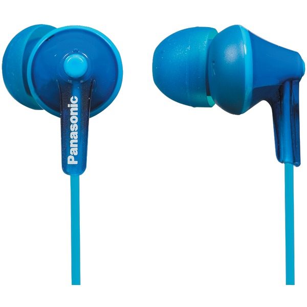 Panasonic RP-HJE125-A HJE125 ErgoFit In-Ear Earbuds (Blue)