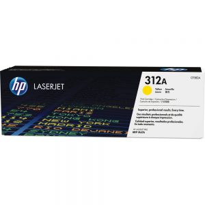HP 312A (CF382A) Original Toner Cartridge - Single Pack - Laser - 2700 Pages - Yellow - 1 Each