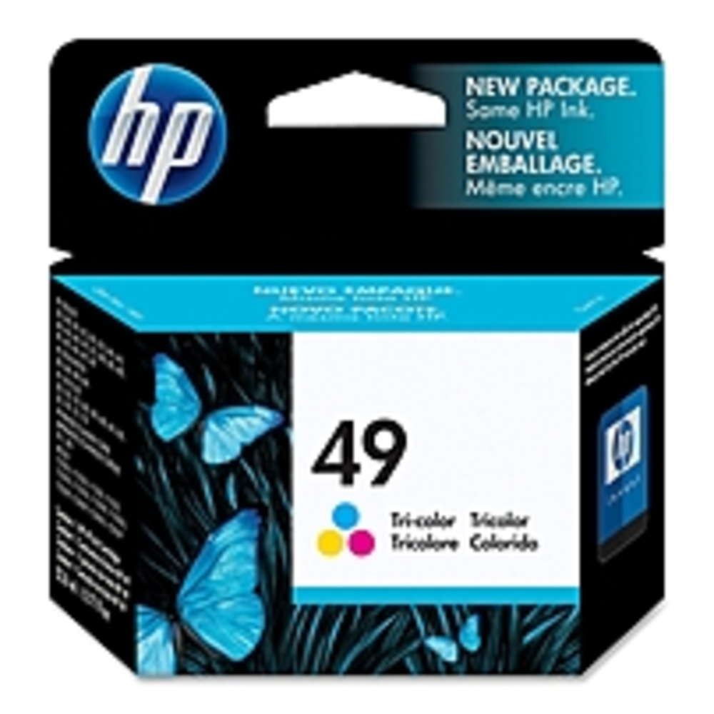 HP 49 Tri-color Original Ink Cartridge - Multicolor - Inkjet - 350 Page - 1 Each HP 49 Tri-color Original Ink Cartridge - Multicolor - Inkjet - 350 Page - 1 Each