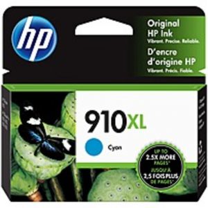 HP 910XL (3YL62AN) Ink Cartridge - Cyan - Inkjet - High Yield - 825 Pages - 1 Each