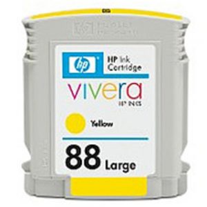 HP C9393AN140 No. 88 Ink Cartridge for Officejet Pro K550 Series Eas - Yellow