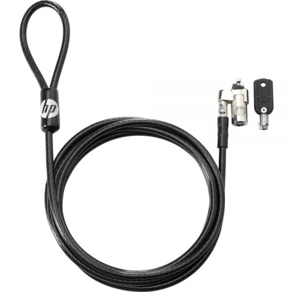 HP Keyed Cable Lock 10mm - Vinyl