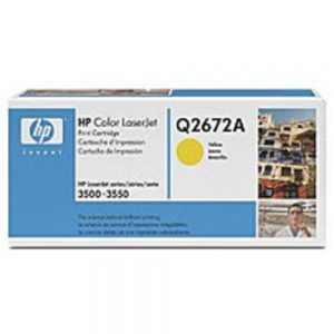 HP Q2672A Laser Toner Cartridge - Yellow - 4