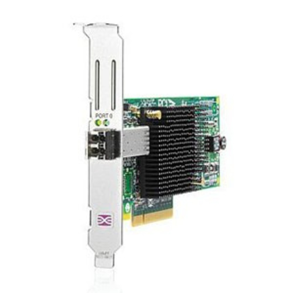 HP StorageWorks 81e Single Port PCI-E HBA 489192-001 w/ Transceiver HP StorageWorks 81e Single Port PCI-E HBA 489192-001 w/ Transceiver