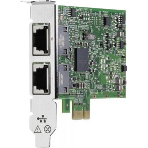 HPE Ethernet 1Gb 2-port 332T Adapter - PCI Express x1 - 2 Port(s) - 2 x Network (RJ-45) - Full-height