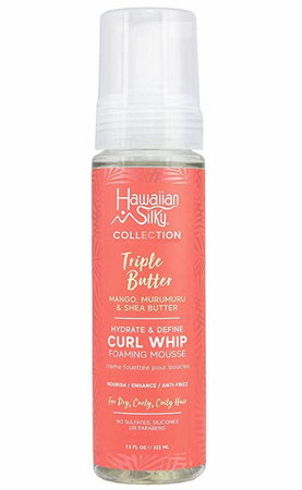 Hawaiian Silky Mango and Murumuru Curl Whip Foaming Mousse 7.5 oz Hawaiian Silky Mango and Murumuru Curl Whip Foaming Mousse 7.5 oz