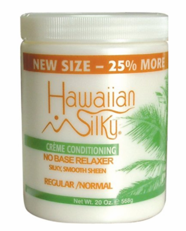 Hawaiian Silky No Base Relaxer Silky Smooth Sheen - Regular 20oz Hawaiian Silky No Base Relaxer Silky Smooth Sheen - Regular 20oz