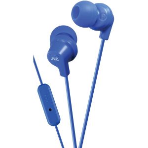 JVC HAFR15A In-Ear Headphones with Microphone (Blue)