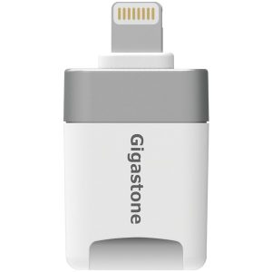 Gigastone GS-CR8600W-32GB-R i-FlashDrive microSD Card Reader for iPad & iPhone