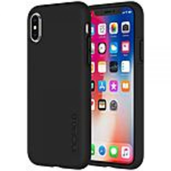Incipio DualPro The Original Dual Layer Protective Case for iPhone X - For iPhone X - Black - Scratch Resistant