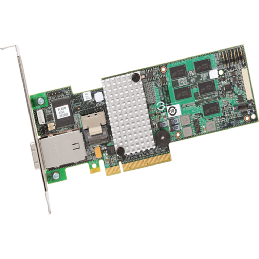 Intel SAS SATA RAID Controller Serial Attached PCI Express 2.0 x8 Plug-in Card RS2MB044 Intel SAS SATA RAID Controller Serial Attached PCI Express 2.0 x8 Plug-in Card RS2MB044