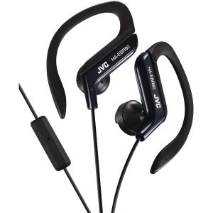 JVC HAEBR80B In-Ear Sports Headphones with Microphone & Remote (Black)