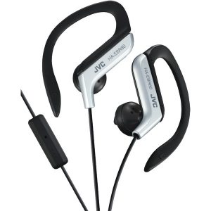 JVC HAEBR80S In-Ear Sports Headphones with Microphone & Remote (Silver)